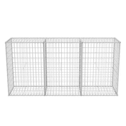 Gabion 200x50x100 cm Galvaniseret Stål