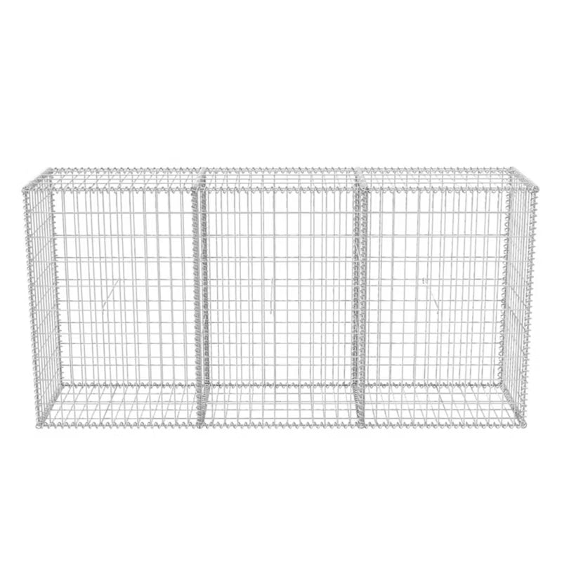Gabion 200x50x100 cm Galvaniseret Stål