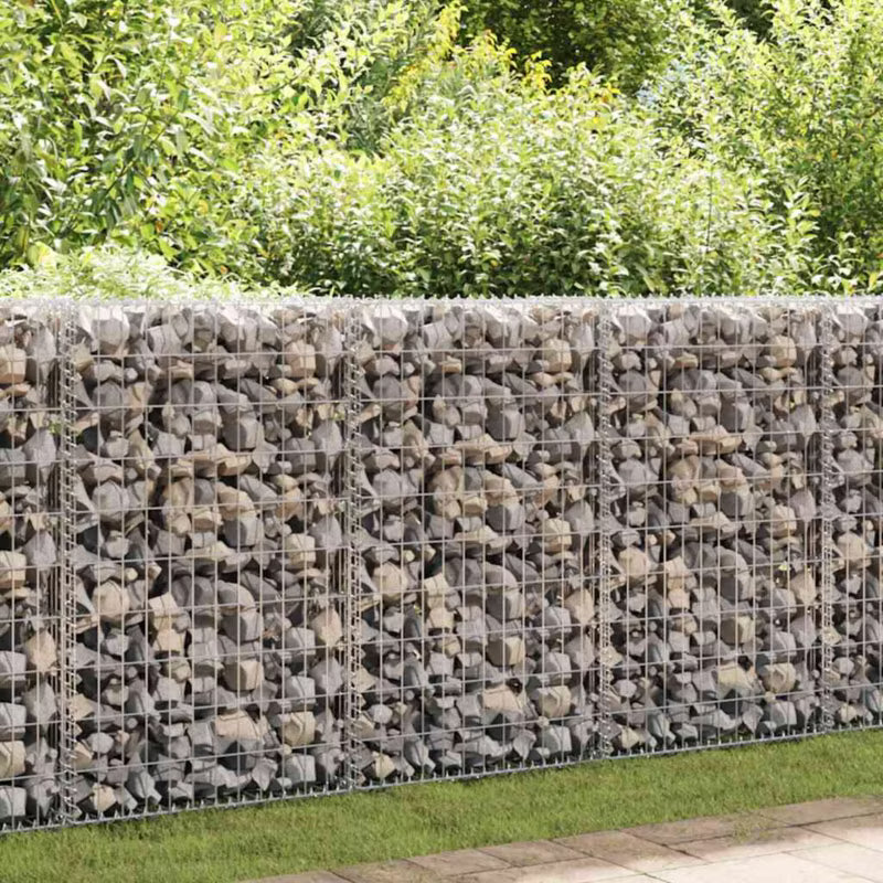 Gabion 200x50x100 cm Galvaniseret Stål