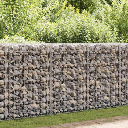 Gabionhegn 100x20x100 cm Galvaniseret Stål