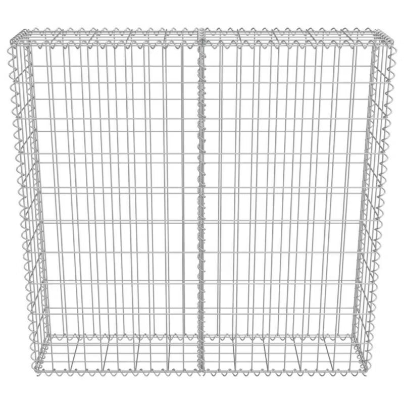 Gabionhegn 100x20x100 cm Galvaniseret Stål