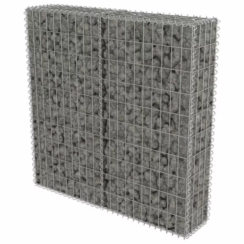 Gabionhegn 100x20x100 cm Galvaniseret Stål