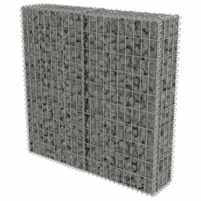 Gabionhegn 100x20x100 cm Galvaniseret Stål
