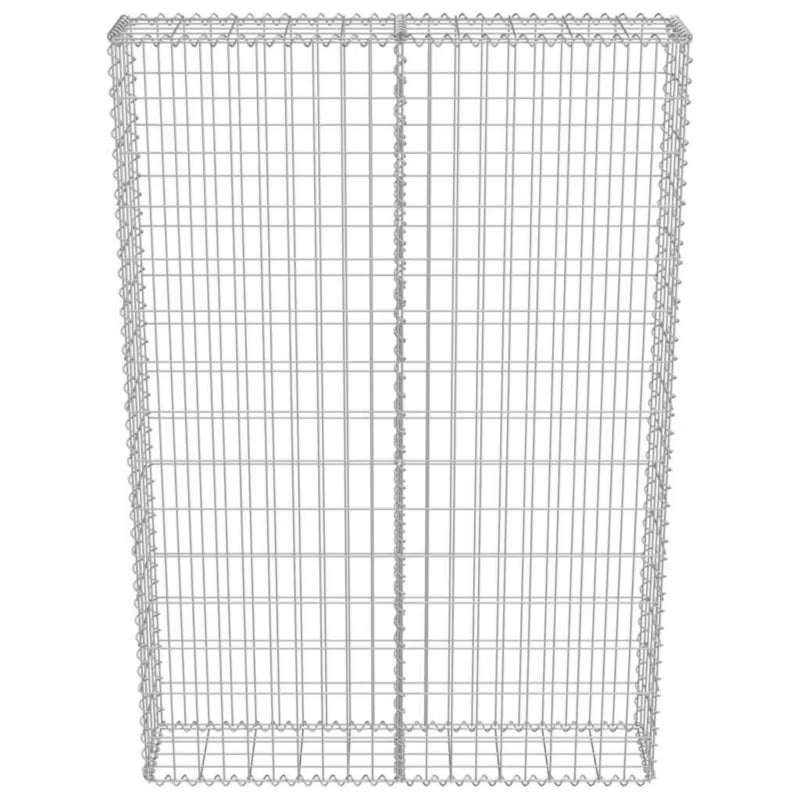 Gabionhegn 100x20x150 cm Galvaniseret Stål