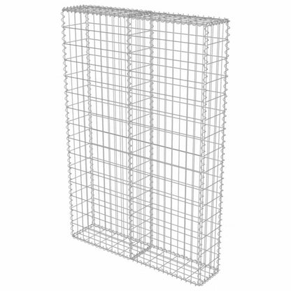 Gabionhegn 100x20x150 cm Galvaniseret Stål