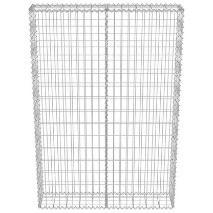 Gabionhegn 100x20x150 cm Galvaniseret Stål