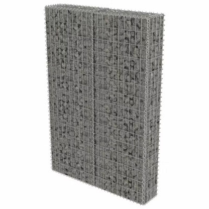 Gabionhegn 100x20x150 cm Galvaniseret Stål