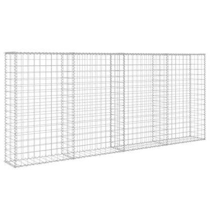 Gabionhegn 200x20x85 cm Galvaniseret Stål