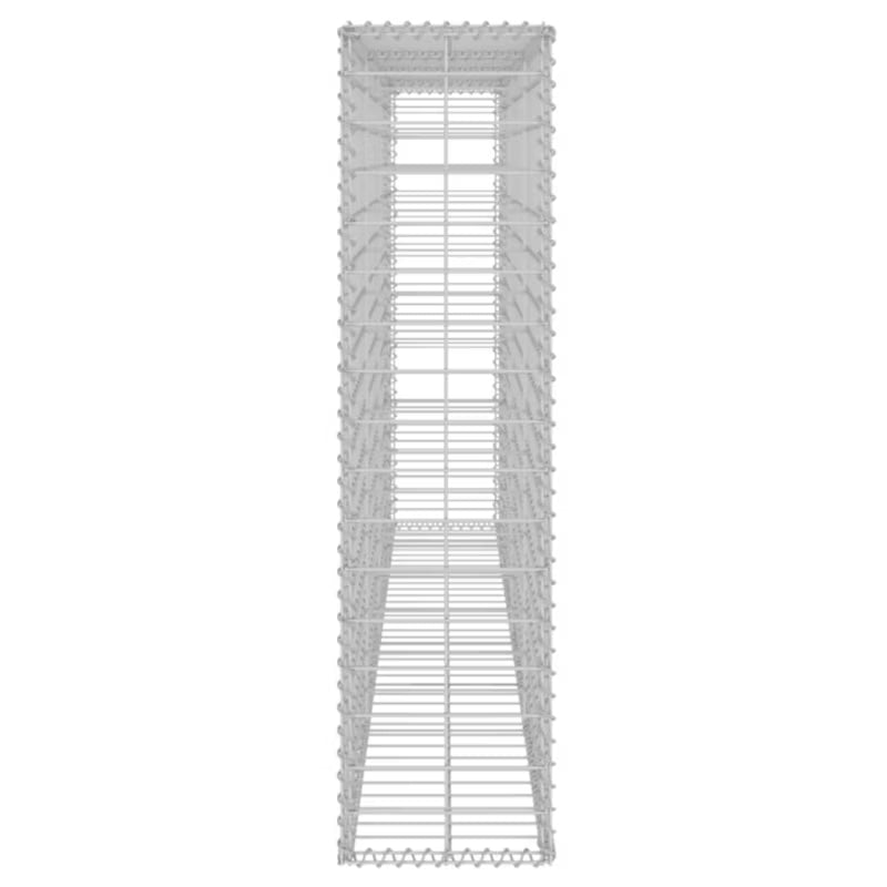 Gabionhegn 200x20x85 cm Galvaniseret Stål