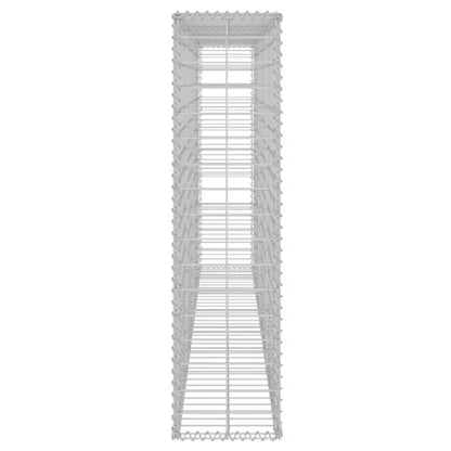 Gabionhegn 200x20x85 cm Galvaniseret Stål