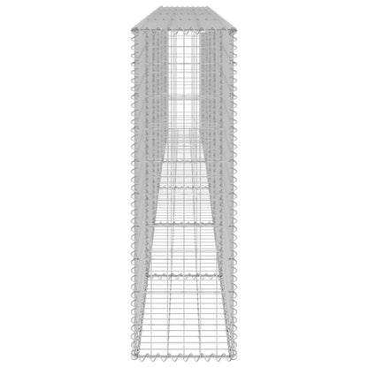 Gabionhegn 300x30x100 cm Galvaniseret Stål