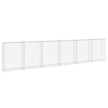 Gabionhegn 300x30x100 cm Galvaniseret Stål