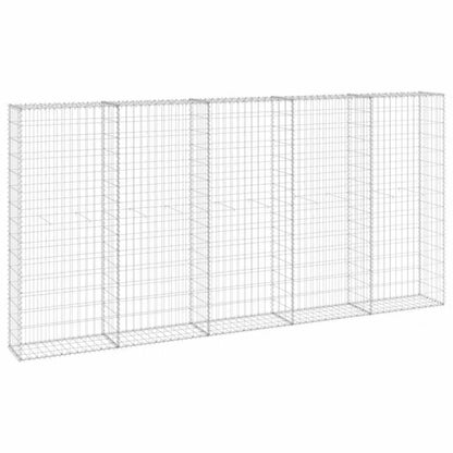 Gabionhegn 300x30x150 cm Galvaniseret Stål 2 Stk