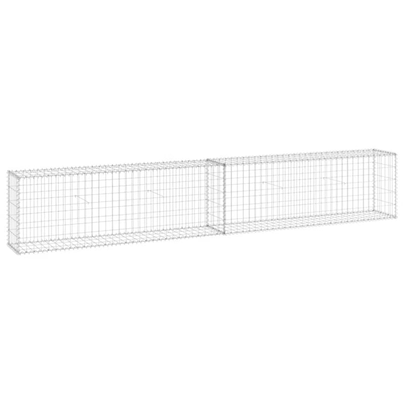 Gabionhegn 300x30x50 cm Galvaniseret Stål