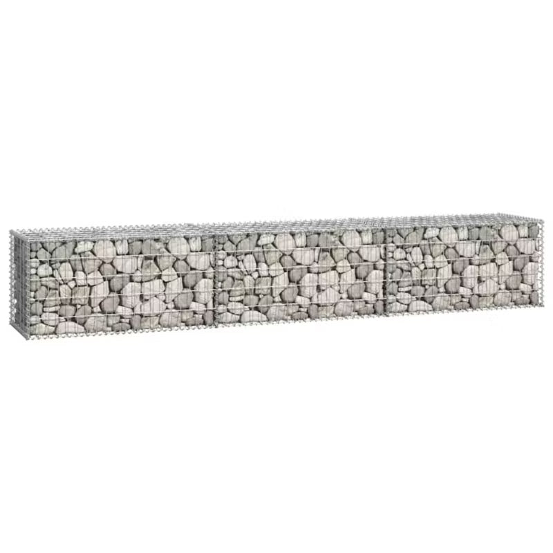 Gabionhegn 300x50x50 cm Galvaniseret Stål