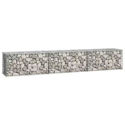 Gabionhegn 300x50x50 cm Galvaniseret Stål