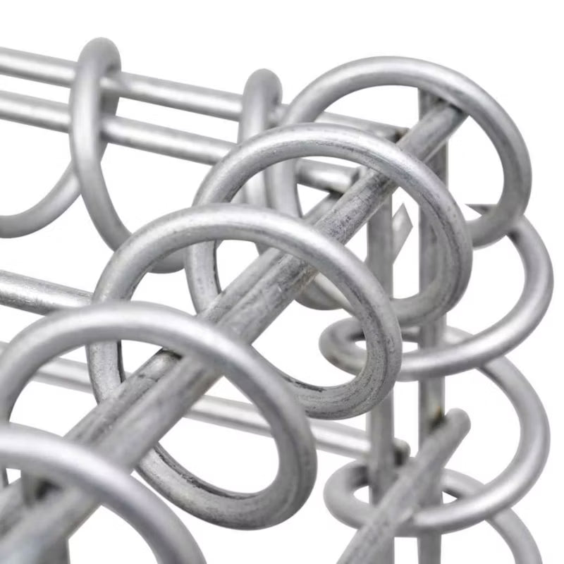 Gabionhegn 300x50x50 cm Galvaniseret Stål