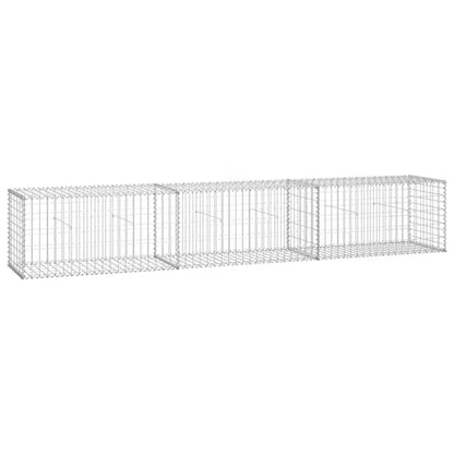 Gabionhegn 300x50x50 cm Galvaniseret Stål
