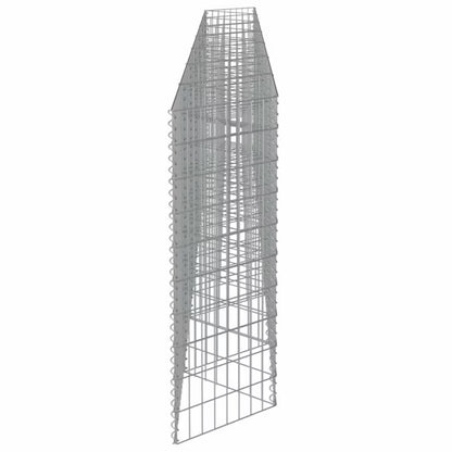 Gabionhegn 450x30x100 cm Galvaniseret Stål 2 Stk