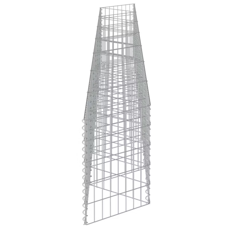 Gabionhegn 450x30x50 cm Galvaniseret Stål