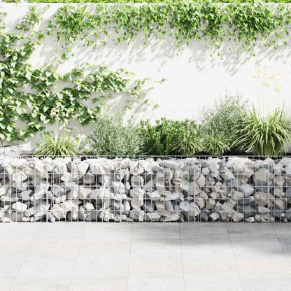 Gabionhegn 450x30x50 cm Galvaniseret Stål