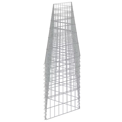 Gabionhegn 450x30x50 cm Galvaniseret Stål
