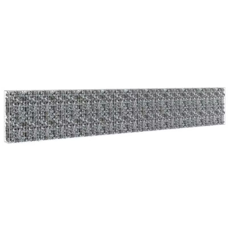 Gabionhegn 600x30x100 cm Galvaniseret Stål