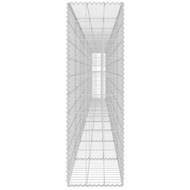 Gabionhegn 600x30x100 cm Galvaniseret Stål