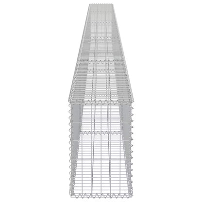 Gabionhegn 600x30x50 cm Galvaniseret Stål