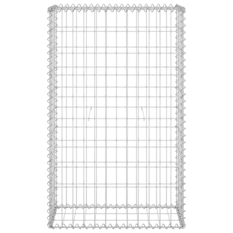 Gabionhegn 60x30x100 cm Galvaniseret Stål