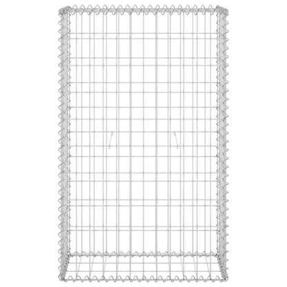 Gabionhegn 60x30x100 cm Galvaniseret Stål