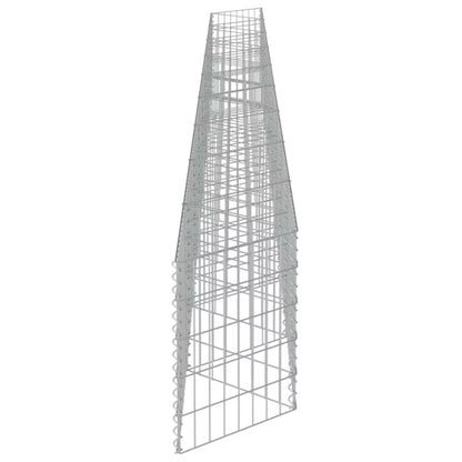 Gabionhegn 630x30x50 cm Galvaniseret Stål