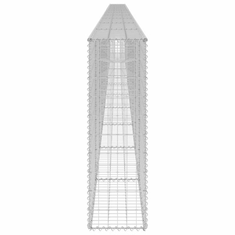 Gabionhegn 900x30x100 cm Galvaniseret Stål 3 Stk