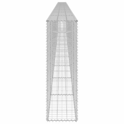 Gabionhegn 900x30x100 cm Galvaniseret Stål 3 Stk