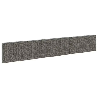Gabionhegn 900x30x150 cm Galvaniseret Stål 4 Stk