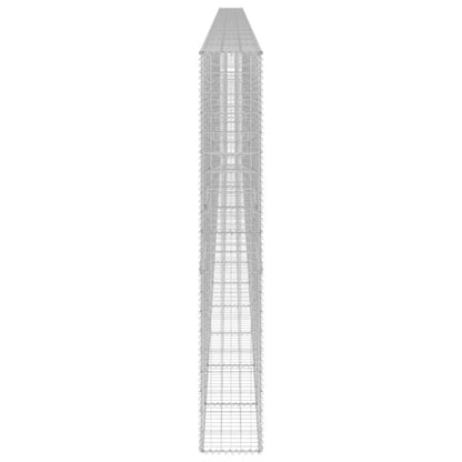 Gabionhegn 900x30x200 cm Galvaniseret Stål 5 Stk