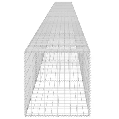 Gabionhegn 900x50x50 cm Galvaniseret Stål 2 Stk