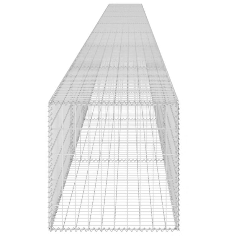 Gabionhegn 900x50x50 cm Galvaniseret Stål 2 Stk