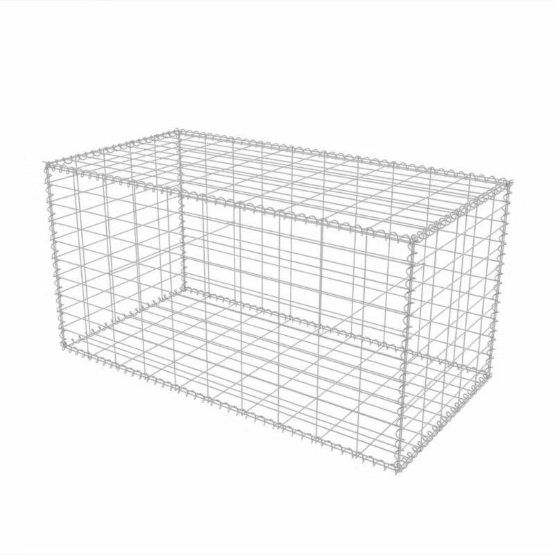 Gabionkurv 100x50x50 cm Galvaniseret Stål