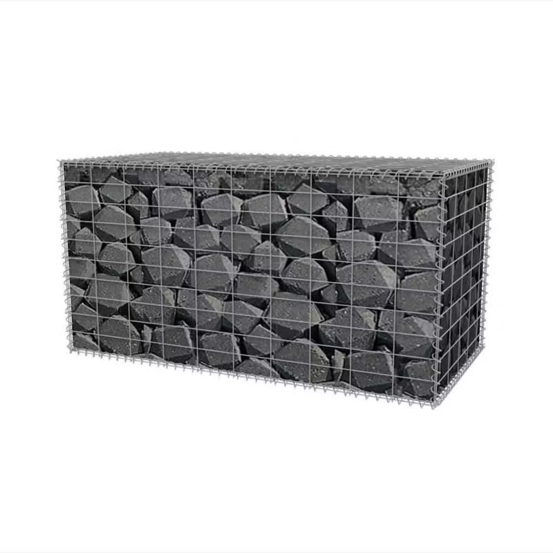 Gabionkurv 100x50x50 cm Galvaniseret Stål