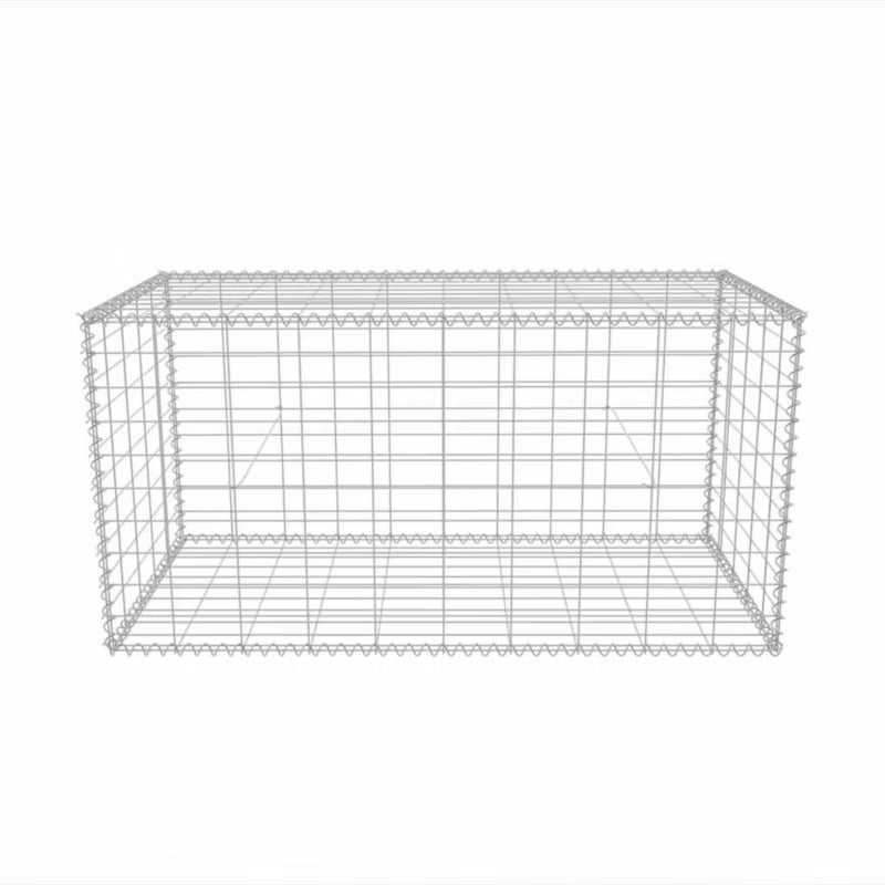 Gabionkurv 100x50x50 cm Galvaniseret Stål