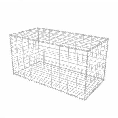 Gabionkurv 100x50x50 cm Galvaniseret Stål