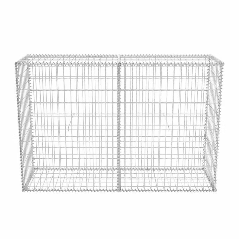 Gabionkurv 150x50x100 cm Galvaniseret Stål