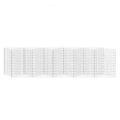 Gabionkurv 300x30x100 cm Galvaniseret Stål