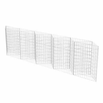 Gabionkurv 300x30x100 cm Galvaniseret Stål