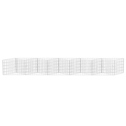 Gabionkurv 300x30x50 cm Galvaniseret Stål