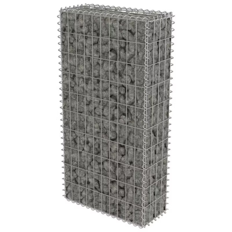 Gabionkurv 50x20x100 cm Galvaniseret Stål
