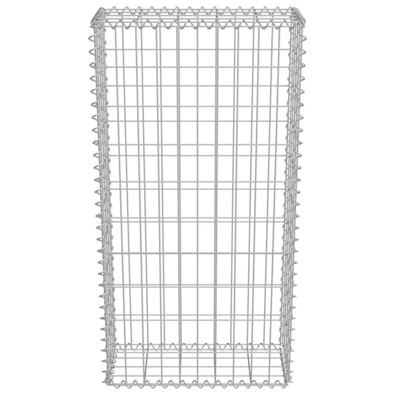 Gabionkurv 50x20x100 cm Galvaniseret Stål