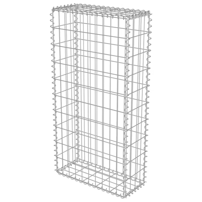 Gabionkurv 50x20x100 cm Galvaniseret Stål