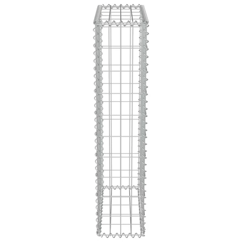 Gabionkurv 50x20x100 cm Galvaniseret Stål